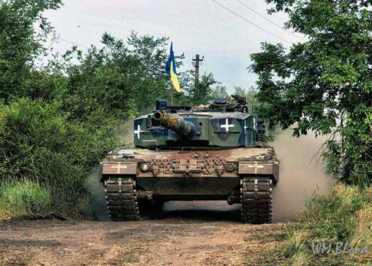 Leopard 2A4 w służbie Ukrainy fot. twitter