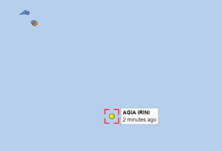 Statek Agia Irini fot. Vessel Finder