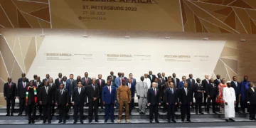 Szczyt Russia-Africa Economic and Humanitarian Forum, 27-28 lipca 2023 roku, Sankt Petersburg, aut. Rząd Republiki Południowej Afryki z Flickr