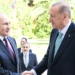 Prezydent Władimir Putin z prezydentem Turcji Recepem Tayyipem Erdoganem podczas rozmów w Soczi, 4 września 2023 roku. aut: Alexei Nikolskiy, RIA Novosti, z en.kremlin.ru