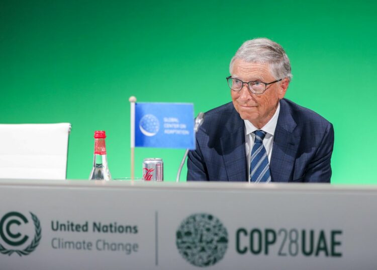 Bill Gates na szczycie COP28, 1 grudnia 2023 rok, aut. COP28 / Christopher Edralin