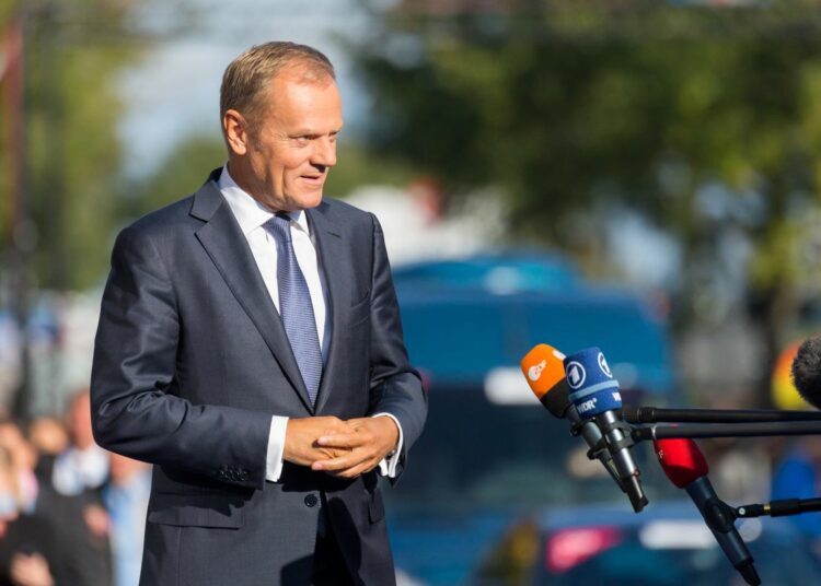 Donald Tusk w 2017 roku fot. Flickr