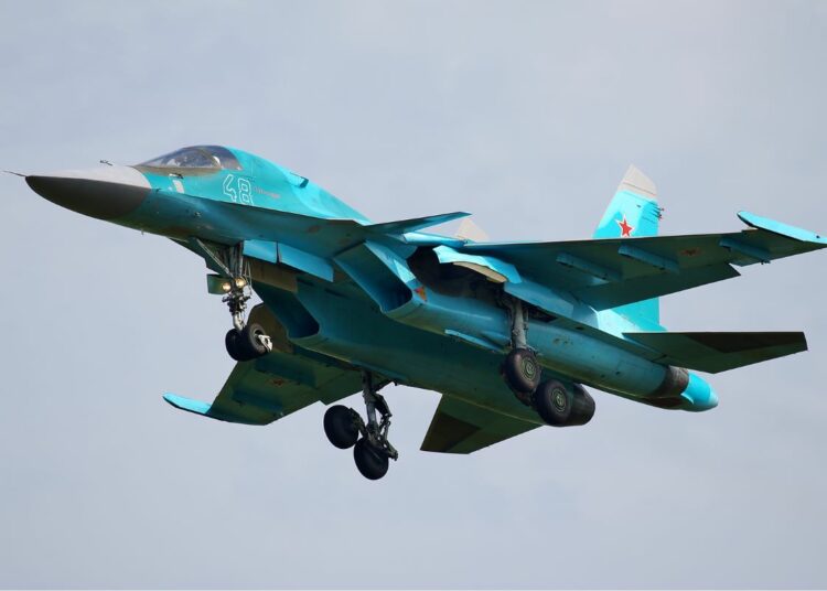 Bombowiec Su-34 fot. wikimedia