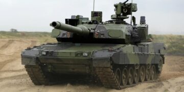 Leopard 2A7, który jest obecnie najnowszym istniejącym niemieckim czołgiem rodziny Leopard. Fot. KMW