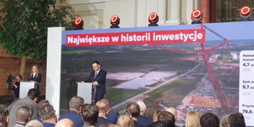 Daniel Obajtek podczas konferencji prasowej Orlenu, 1 lutego 2024 roku, Warszawa, aut. Magdalena Melke