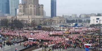 Protest rolników, 27 lutego 2024 roku, Warszawa, aut. Magdalena Melke