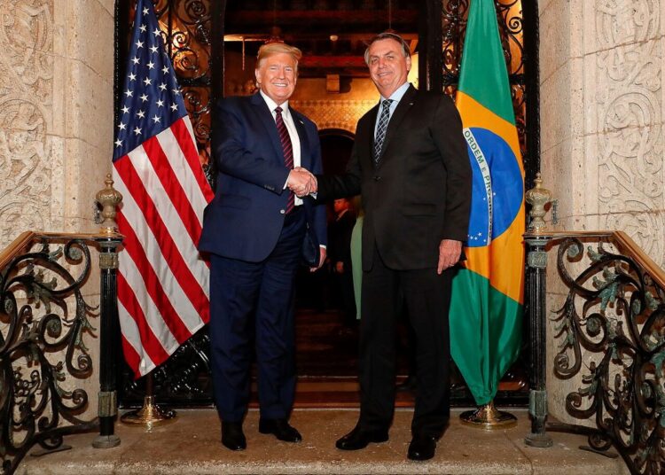 Donald Trump i Jair Bolsonaro fot. wikimedia Alan Satos