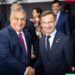 Premier Szwecji Ulf Kristersson i premier Węgier Victor Orban, aut: @PM_ViktorOrban