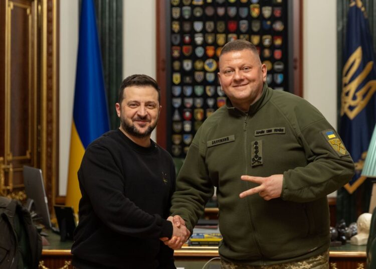 Zełeński i Załużny fot. Prezydent Ukrainy