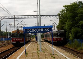 Stacja kolejowa Dorohusk, z Wikimedia Commons