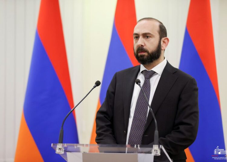 Minister spraw zagranicznych Armenii Ararat Mirzoyan, aut. @AraratMirzoyan z platformy X