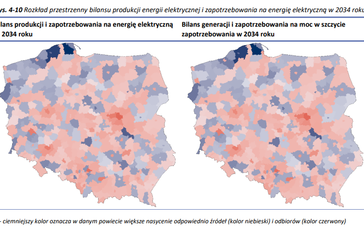 Bilans produkcji i zapotrzebowania na energię elektryczną fot. PRSP