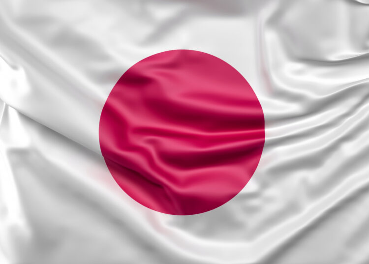 Flaga Japonii fot. Freepik